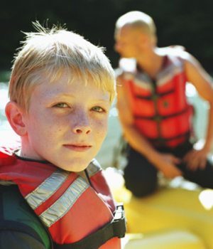 most children are safest in which type of life jacket